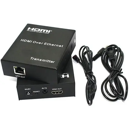 Удлинитель HDMI по кабелю UTP до 120м с БЖ 3D (RX/TX) - фото 1