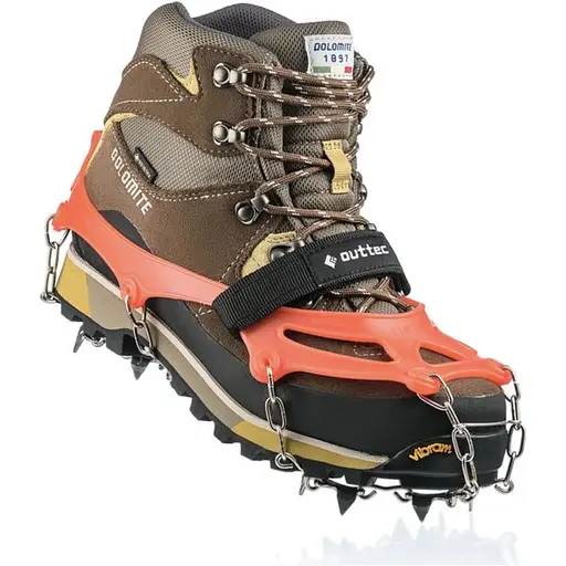 Ледоступы Outtec р.L (41-45) с ремешком оранжевый - фото 4