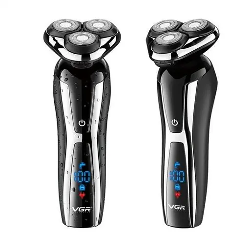 Електрична чоловіча електробритва для бороди VGR 309V-45 роторна акумуляторна електробритва для чоловіків - фото 3