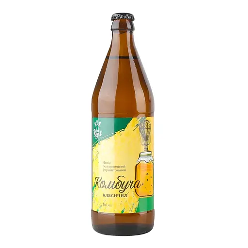 Напій Royal Fruit Комбуча Класична безалкогольний ферментований 500 мл - фото 1