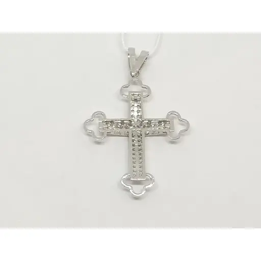 Золотой крестик Favoritum с фианитами. 711045_2Б - фото 3