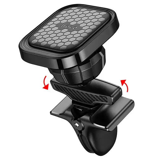 Автодержатель Hoco S49 магнитный черный - фото 4