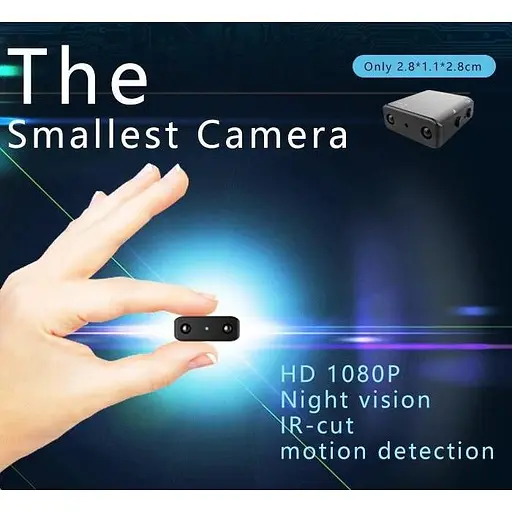 Мини камера - миниатюрный видеорегистратор с датчиком движения Hawkeye XD 1080P - фото 4