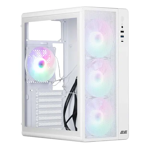 Корпус 2E GAMING Credo Plus V510W ARGB без БП White (2E-V510W) - фото 1