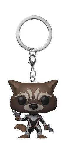 Фигурка-брелок Funko Pop Guardians of the Galaxy Rocket Стражи Галакт Реактивный Енот 4 см Trinket GG R - фото 1