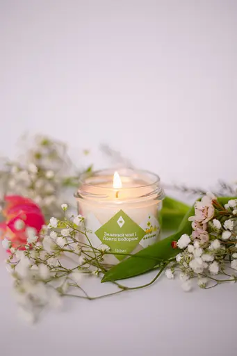 Зелений чай і довга подорож 130 мл, 15 год 130 мл Соєвий віск 15 годин - фото 6