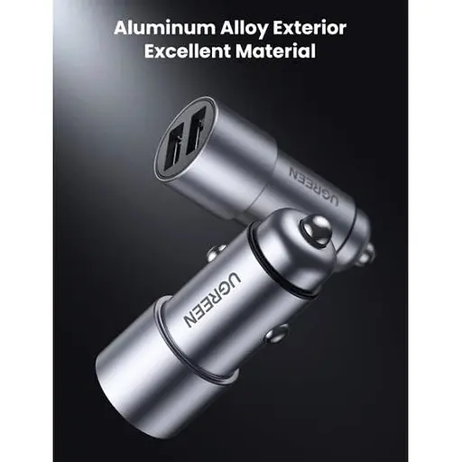 Автомобильное зарядное устройство для Ugreen CD130 Dual USB Car Charger 24Вт 2.4A - фото 7