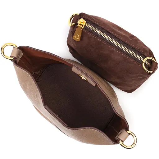 Кожаная сумка женская Vintage 22х18х12 см sum0024695 - фото 4