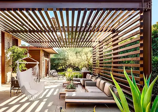 Підвісне крісло гамак бразильський стілець Interlook ZY-V004 + 2 подушки Beige - фото 7