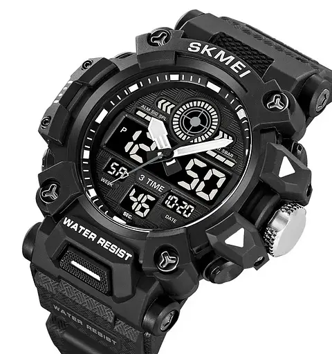 Часы мужские наручные спортивные Skmei 2226 Черный - фото 2