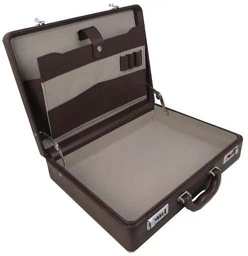 Элегантный кейс, дипломат из эко кожи Portfolio 44х33х10 см sum0025057 - фото 8