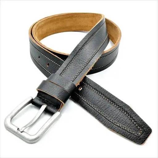 Ремінь шкіряний Le-Mon чоловічий 120х4 см acs0023748 - фото 1