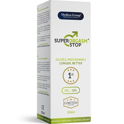 Гель Medica-Group Super Orgasm Stop Gel для задержания эякуляции для мужчин 150 мл - фото 3