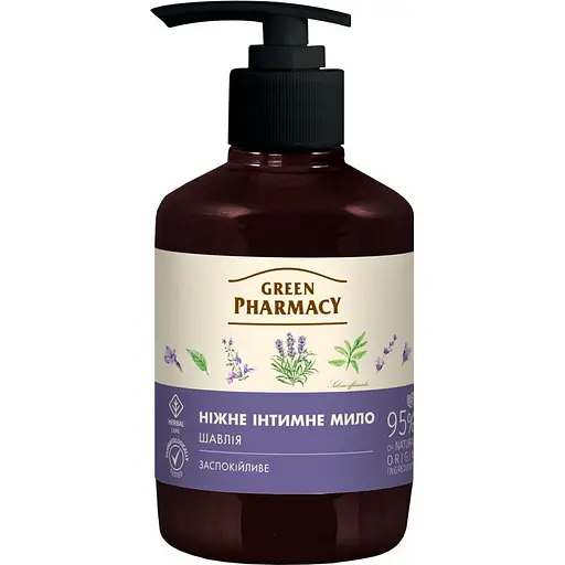 Жидкое мыло для интимной гигиены Зеленая Аптека Шалфей 370 мл