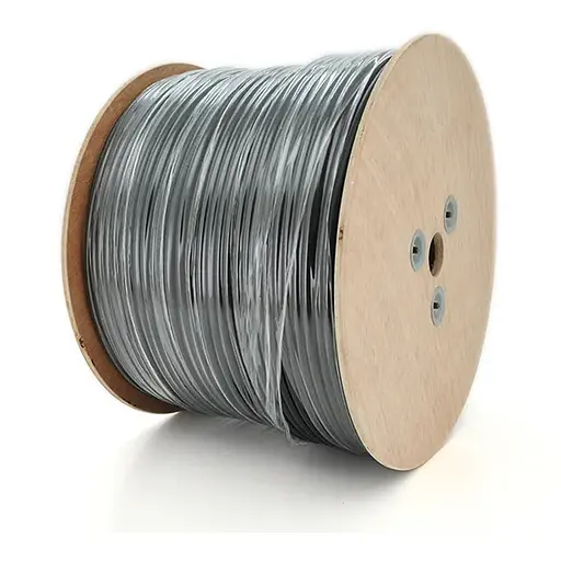 Кабель волоконно-оптический PiPo FTTH 1-волоконный GJYXCFH-1B6a+M, плоский с допустимым растягивающим усилием 1,0 кН, бухта 1км.