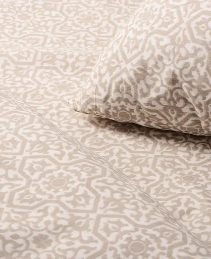 Комплект постельного белья Полуторный 150х200 см Grandeco Cream SOHO pbe0050821 - фото 2