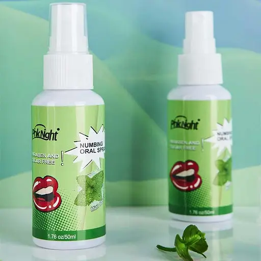 Спрей для глибокого мінету PinkNight 50 мл - М'ята (реально працює) - фото 5