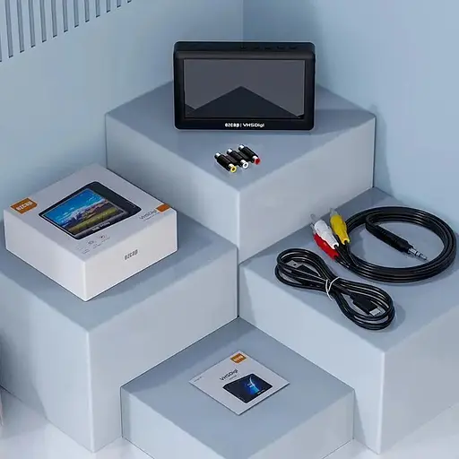 Відеореєстратор портативний з відеоплеєром і 4.3" екраном Ezcap 180, запис 720х576P, SD до 256 Гб - фото 7