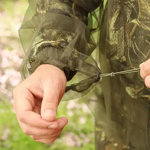 Антимоскітний костюм Mosquito Захист від комах (котарів, кліщів, мошок) сітка Оливкового - фото 2