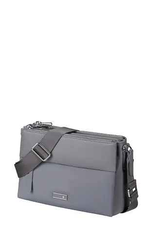 Плечова Сумка Samsonite ZALIA 3.0 SILVER GREY 28,5x19,5x9,5 KM4*08011 - фото 4