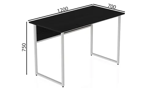 Компьютерный стол Коди 75x120x70 белый ДСП Сосна Кембра 16мм FRD-101225 - фото 5