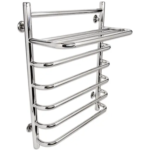Полотенцесушитель Laris Стандарт П7 500x660 с полкой 71207699, Хром - фото 1