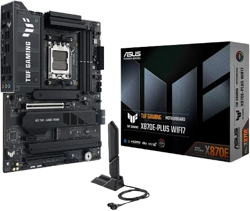 Материнська плата Asus X870E-Plus TUF Gaming WiFi7 Socket AM5 (TUF GAMING X870E-PLUS WIFI7)