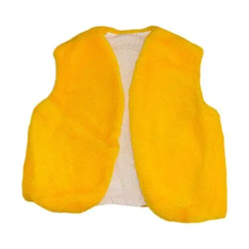 Детский маскарадный жилет желтого цвета 35см