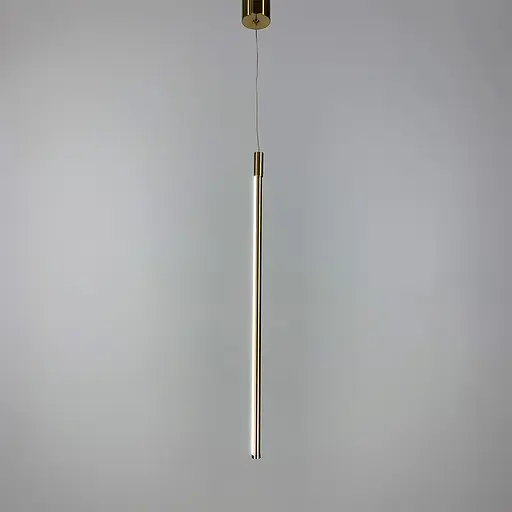 Лінійні золоті підвісні світильники у 3-х розмірах Line.F Довжина 60 см - фото 4