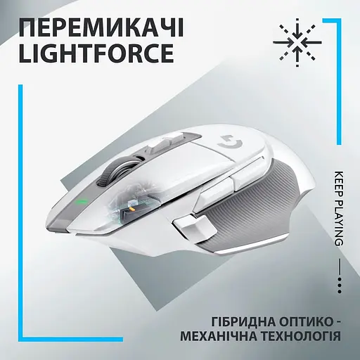Беспроводная мышь Logitech G502 X Lightspeed Wireless White (910-006189) - фото 2