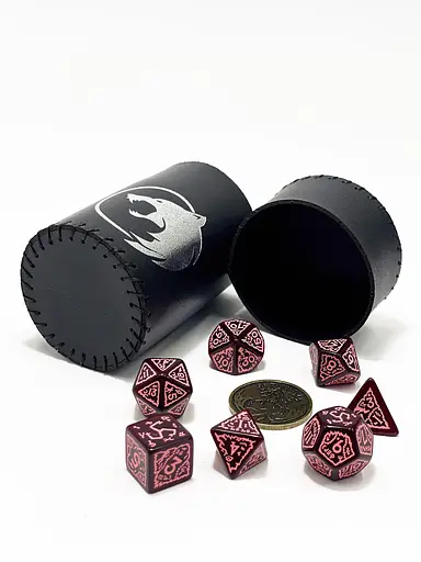 Настільна гра Планета Ігор Чаша для кубиків Вовк (чорна) (Dice cup Wolf black) (pi-dc007) - фото 7