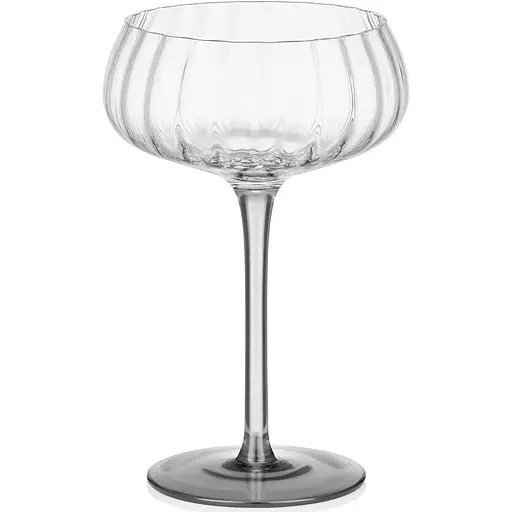 Набор бокалов для шампанского Ardesto Black Mars Orion 2х200 мл AR2620TG