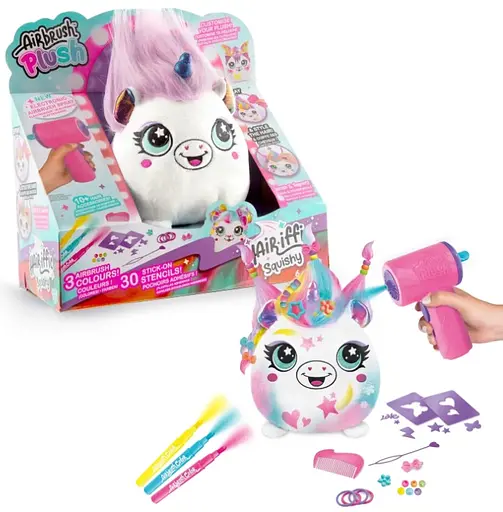 Набір Canal Toys Diy Airbrush Plush - Hair'iffic "Зроби зачіску -  Принцеса" (AIR040/1) - фото 9