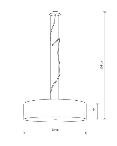 Підвісний світильник Nowodvorski 6774 VIVIANE - фото 2