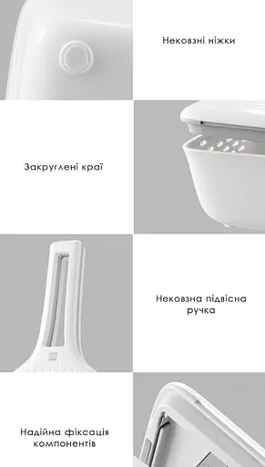 Багатофункціональна овочерізка Xiaomi HuoHou (HU0137) - фото 2