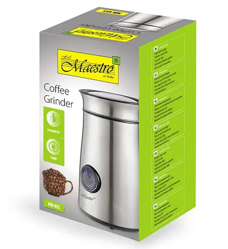 Электрическая кофемолка для дома Maestro 455 мини кофемолки ножевые измельчитель кофейных зерен - фото 3