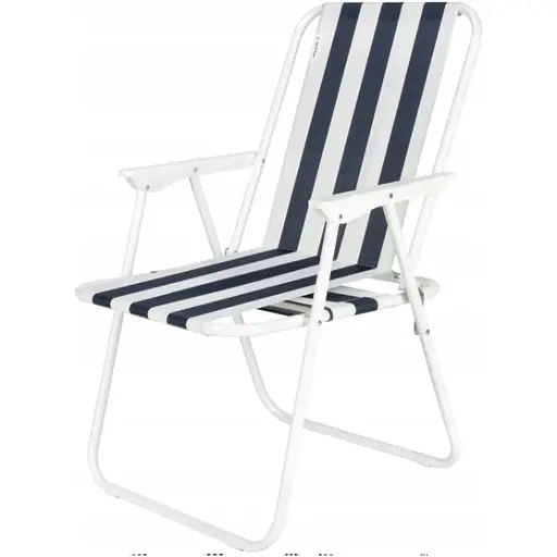 Стул Outtec складной синяя полоска