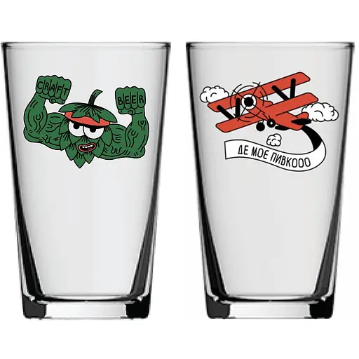 Набір келихів для пива Concept Glass Conix Set Beer Passion 2 шт. (BP/8812)