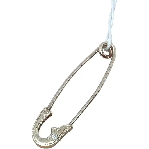 Золота брошка-шпилька Гаразд з діамантом. 3083387Ж