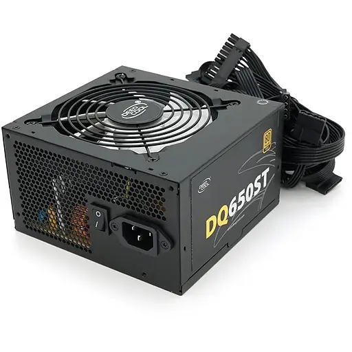 Блок питания DeepCool DQ650ST 80PLUS Gold 650W, 12cm, Black, 150×140×86mm, Box