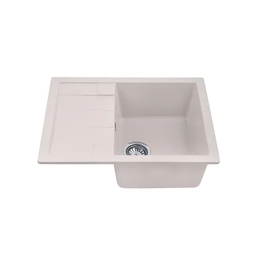 Кухонна мийка гранітна Kroner KRP Komposit COL-6550 CV027410, Береза - фото 3