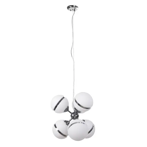 Люстра Brille молекула подвесная E27 60W CH (BL-293S/6)