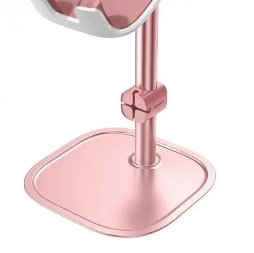 Тримач для телефонів і планшетів Baseus literary youth desktop bracket (SUWY-0R) рожевий - фото 3