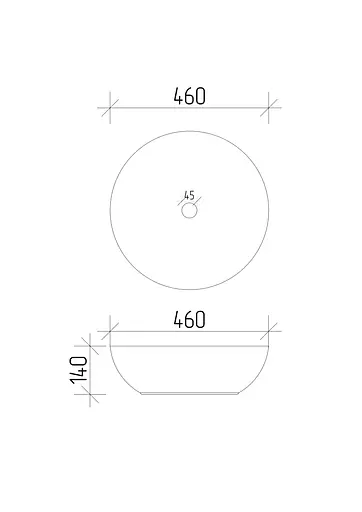 Умивальник VBI Bari white накладний VBI-011600, Білий - фото 7