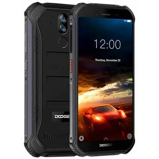 Захищений смартфон Doogee S40 Pro 4/64GB АКБ 4 650мАг Black - фото 1