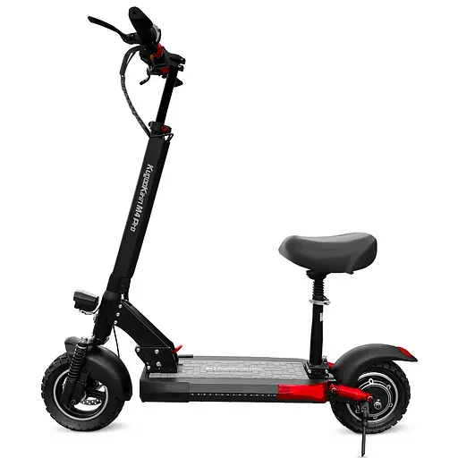 Электросамокат KUGOO Kirin M4 Pro 1000W 18Ah с сидением и усиленным аккумулятором и подсветкой - фото 1