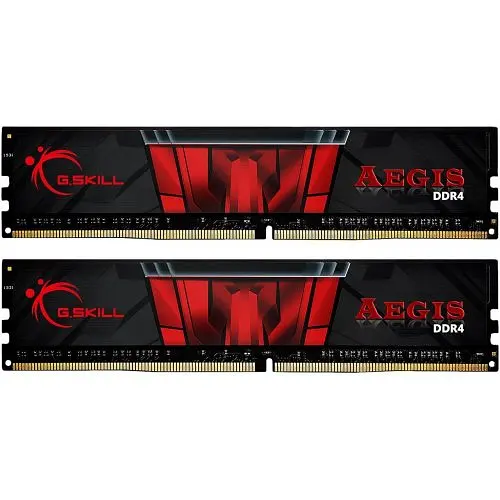 Модуль памяти G.Skill DDR4 16Gb (2x8) Aegis 3200 Mhz (F4-3200C16D-16GIS) Б/у - фото 1