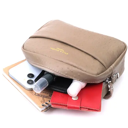 Кожаная женская сумка Vintage 20.5х14х7.5 см sum0026610 - фото 10