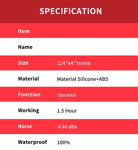Вібратор-кролик B-Series Joy Nirvana 23.4 см (червоний) - фото 11