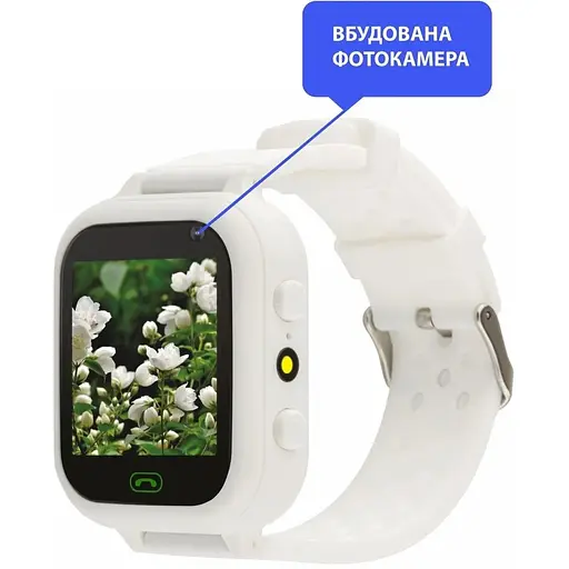 Smart Watch AmiGo GO009 Camera+LED WIFI White UA UCRF - фото 6
